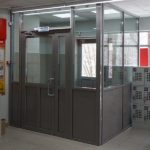 Алюминиевая дверь 1400×2200 мм. GFTD42205